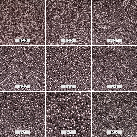 Stainless Steel Shots - For Wet Process
