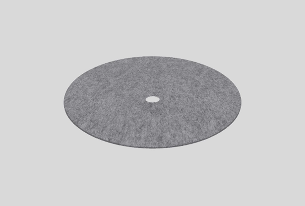 Felt wheels for hand polishing