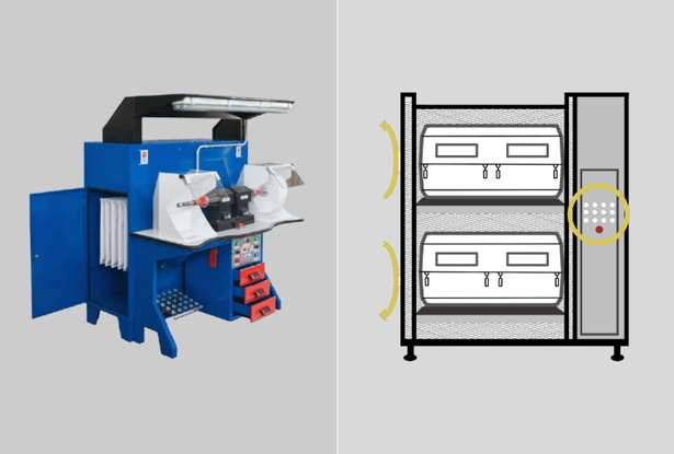 Pai Cristal tumbling machines