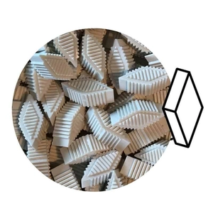 Plastic media for dry tumbling S
