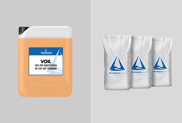 Pumice and oils for dry tumbling